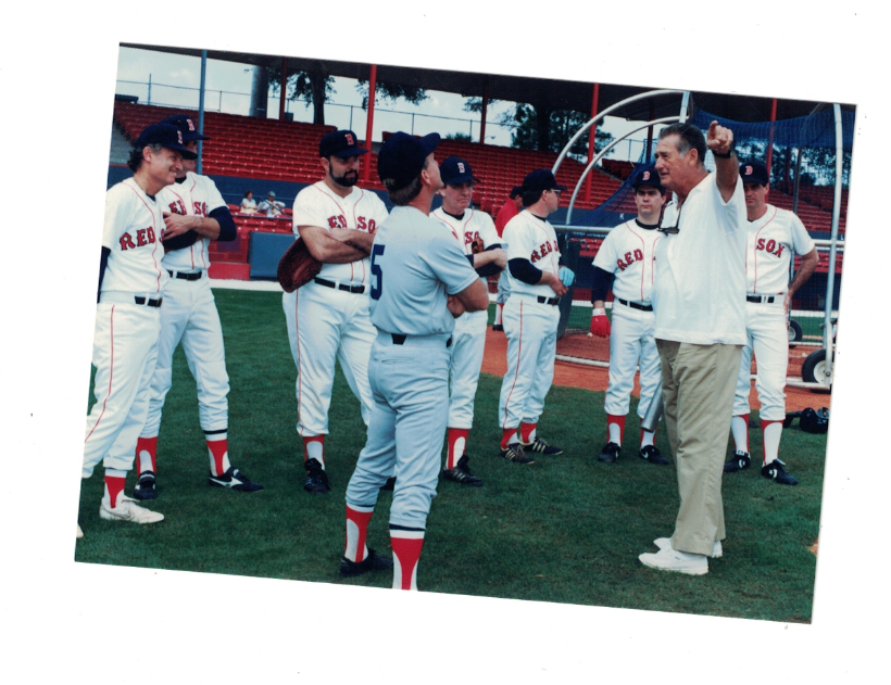 Ted Williams Boston Red Sox Original 1980's Fantasy Camp 3 1/2 x 5 Photo Poster painting