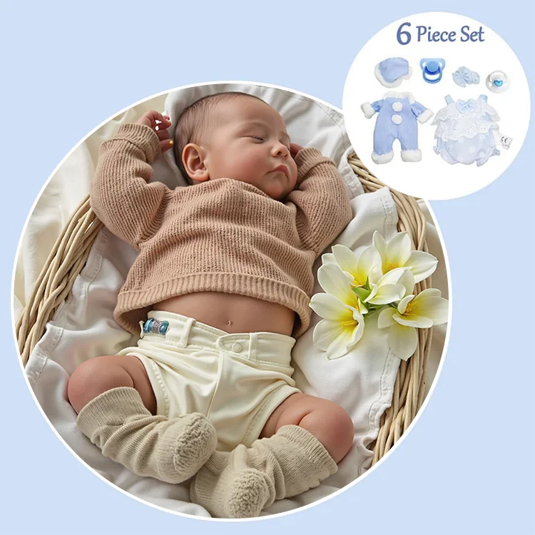[Newborn Boy] 12" Realistic Reborn Baby Doll Real Silicone Vinyl Babies Named Kaka By Dollreborns®