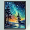 Colorful Starry Sky-11CT Stamped Cross Stitch 40*53cm tapestrymarket