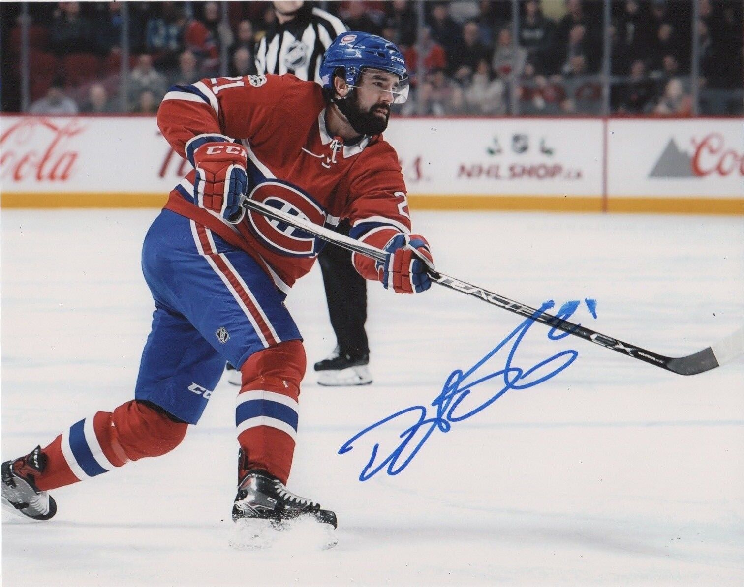 Montreal Canadiens David Schlemko Signed Autographed 8x10 NHL Photo Poster painting COA #4