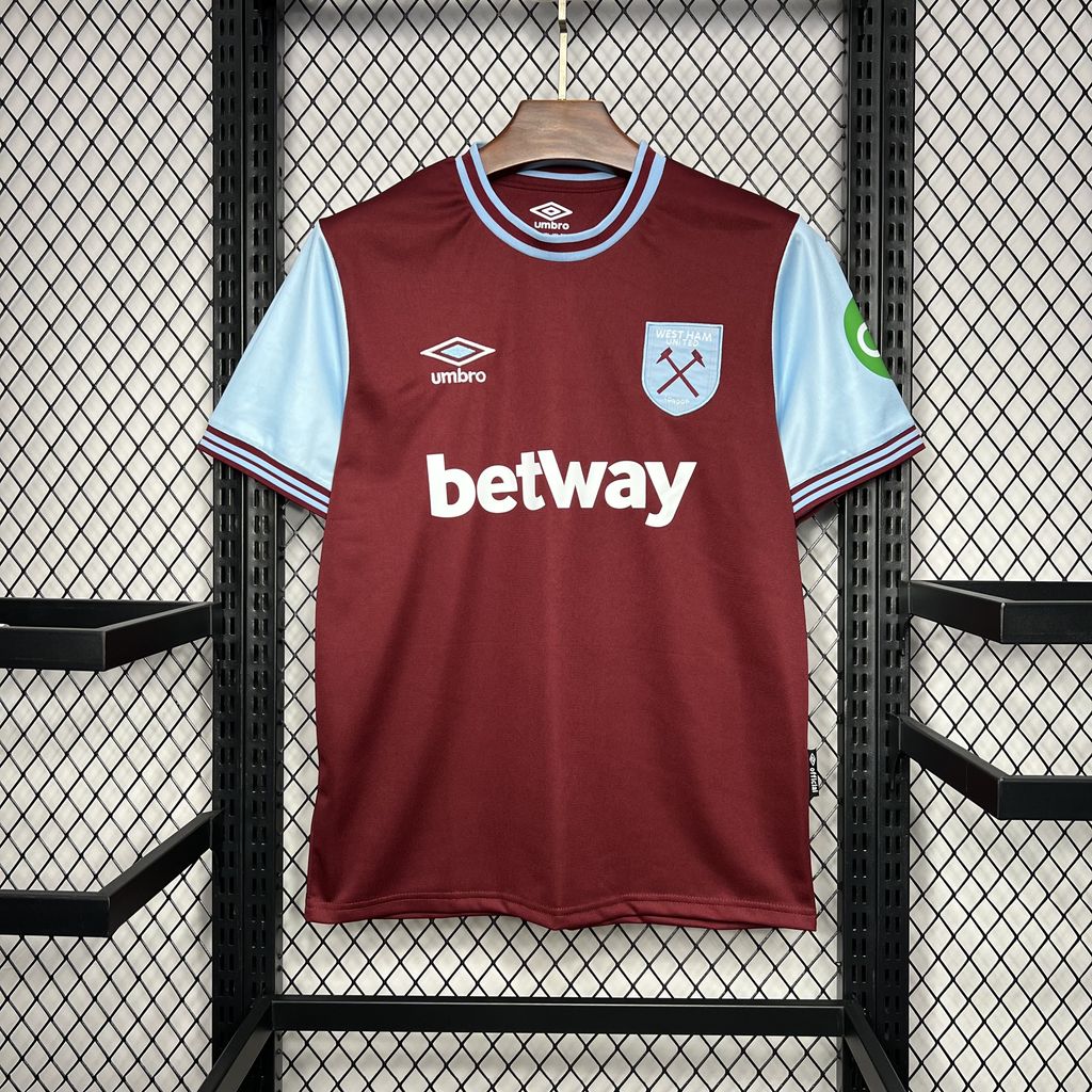 West Ham United 24-25 Home Stadium Jersey - Fans Version