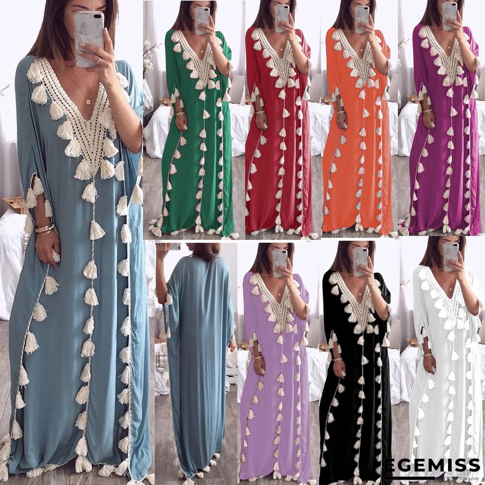Large Gown V-neck Evening Dress Dress | EGEMISS