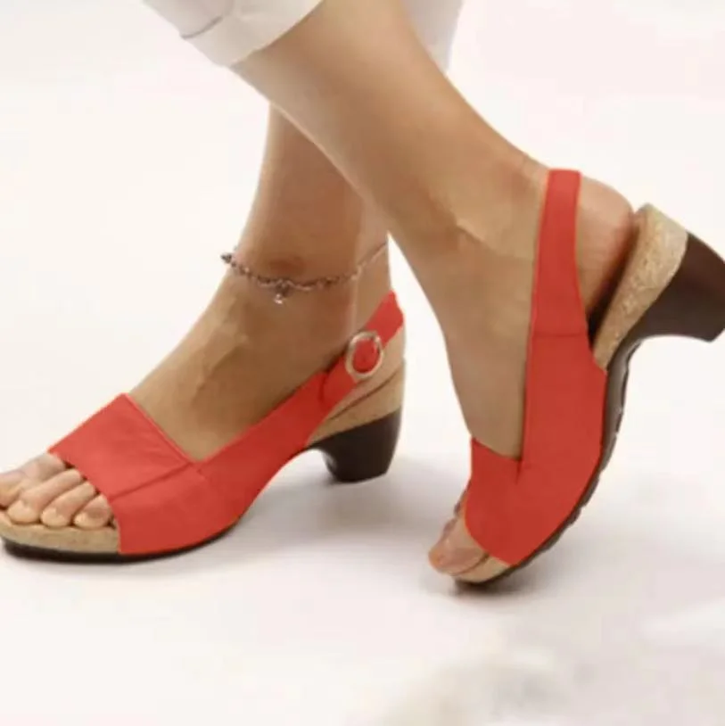 Women Sandals 2022 Women Heels Shoes for Gladiator Sandals Women High Heels Summer Shoes Women Lace Up Toe Chaussures Femme Cozy