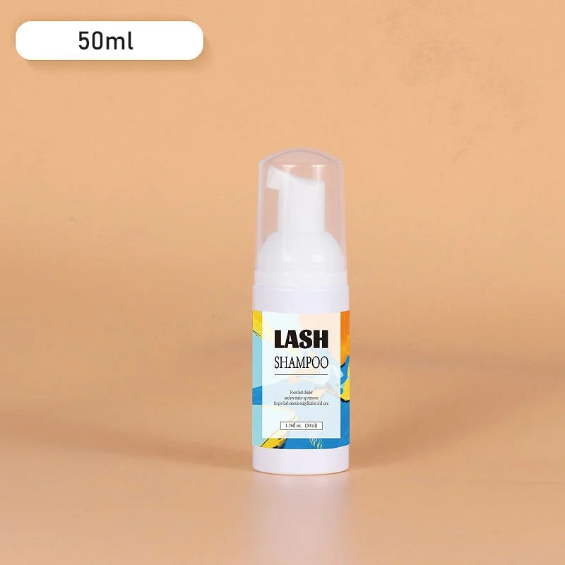 Xpoko 50/60/100/150Ml Eyelash Shampoo Gentle Cleansing Eyelashes Grafting Extension Eyelashes Mousse Foam Eyelash Dedicated Cleaner