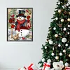 Christmas Snowman-Full Round Diamond Painting 30*40CM
