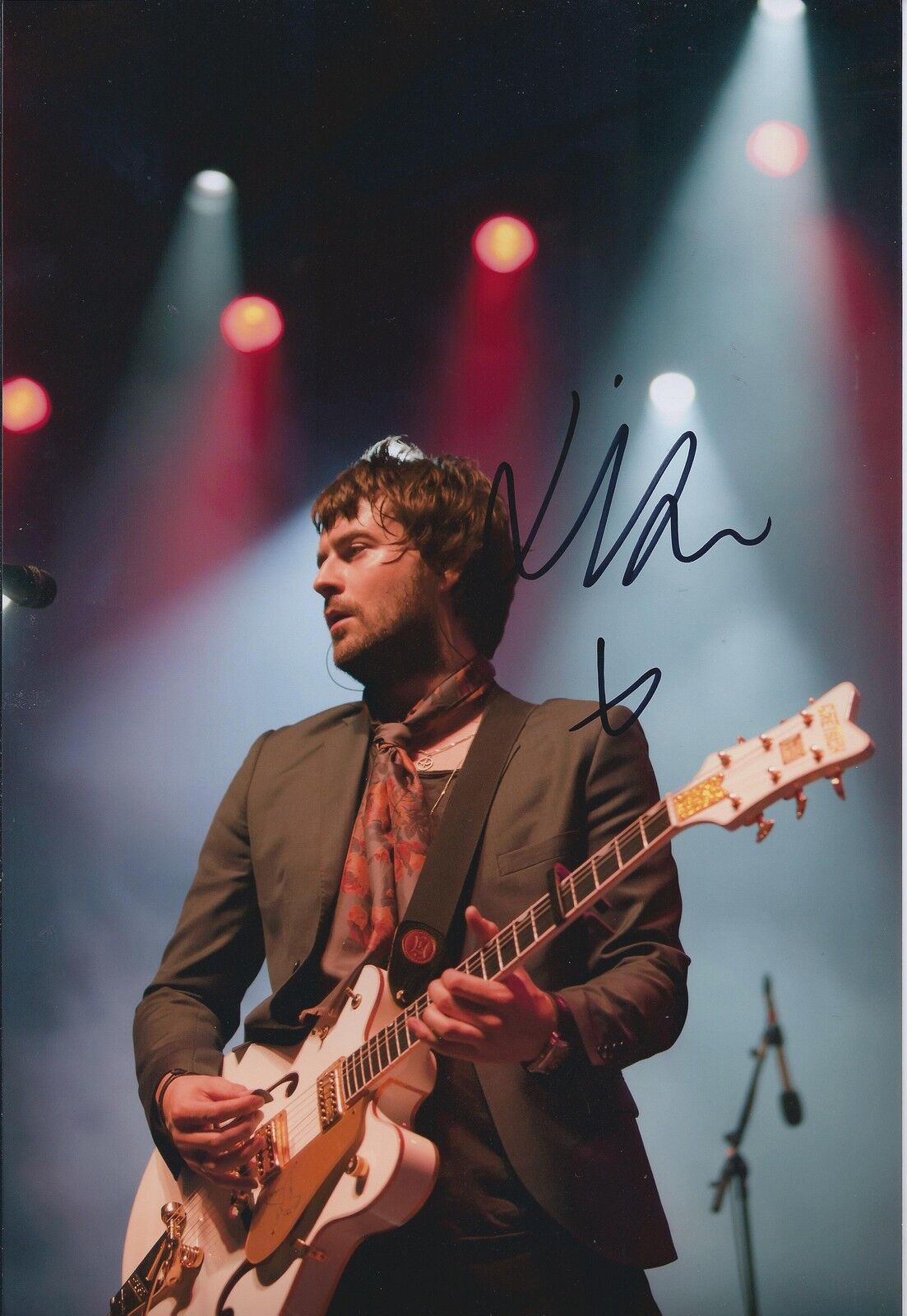 Liam FRAY COURTEENERS SIGNED Autograph 12x8 Photo Poster painting AFTAL COA RARE