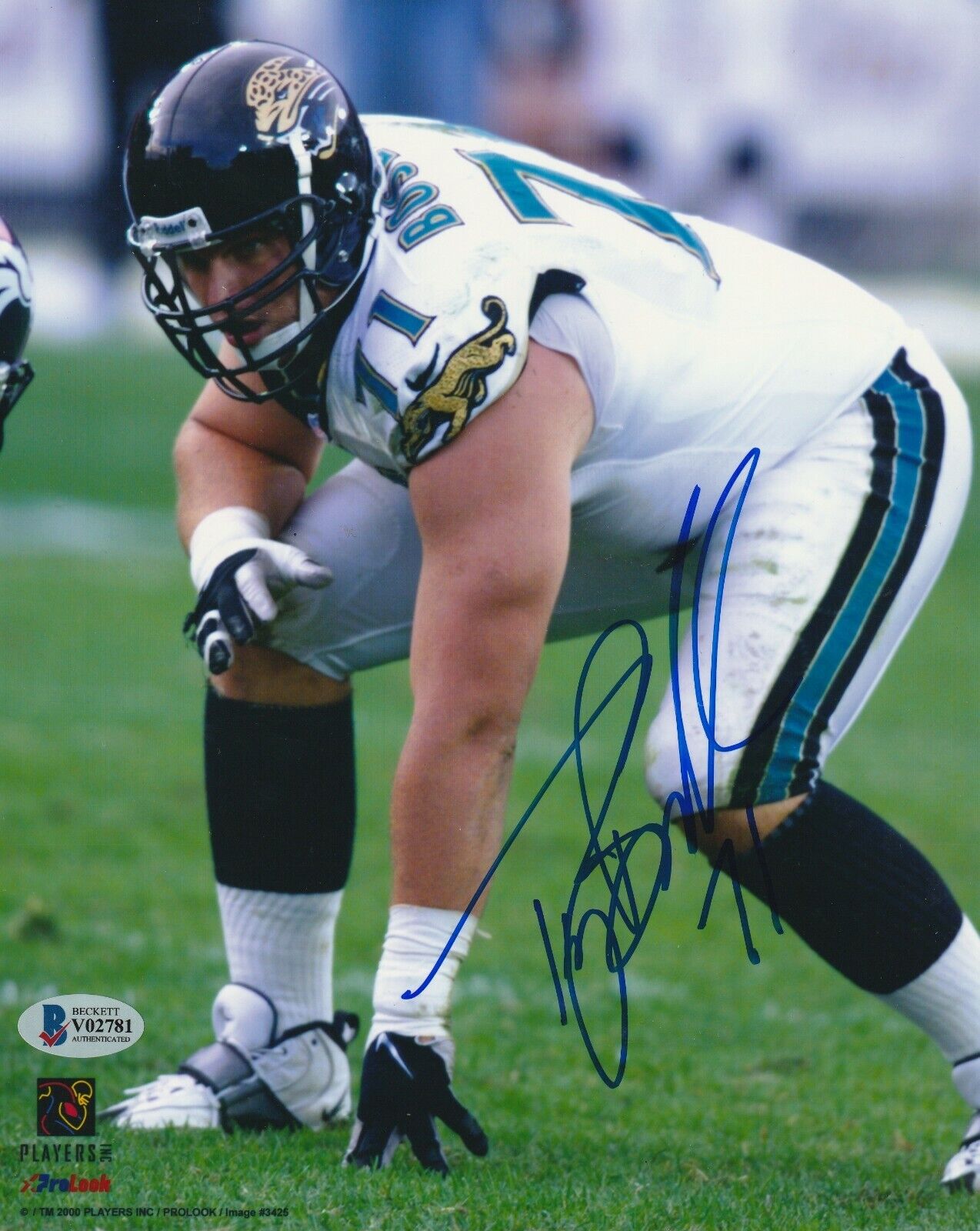 TONY BOSELLI Signed Jacksonville JAGUARS 8x10 Photo Poster painting w/ Beckett COA