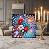 Framed Diamond Painting - Special Shaped - Independence Day (25x25cm)