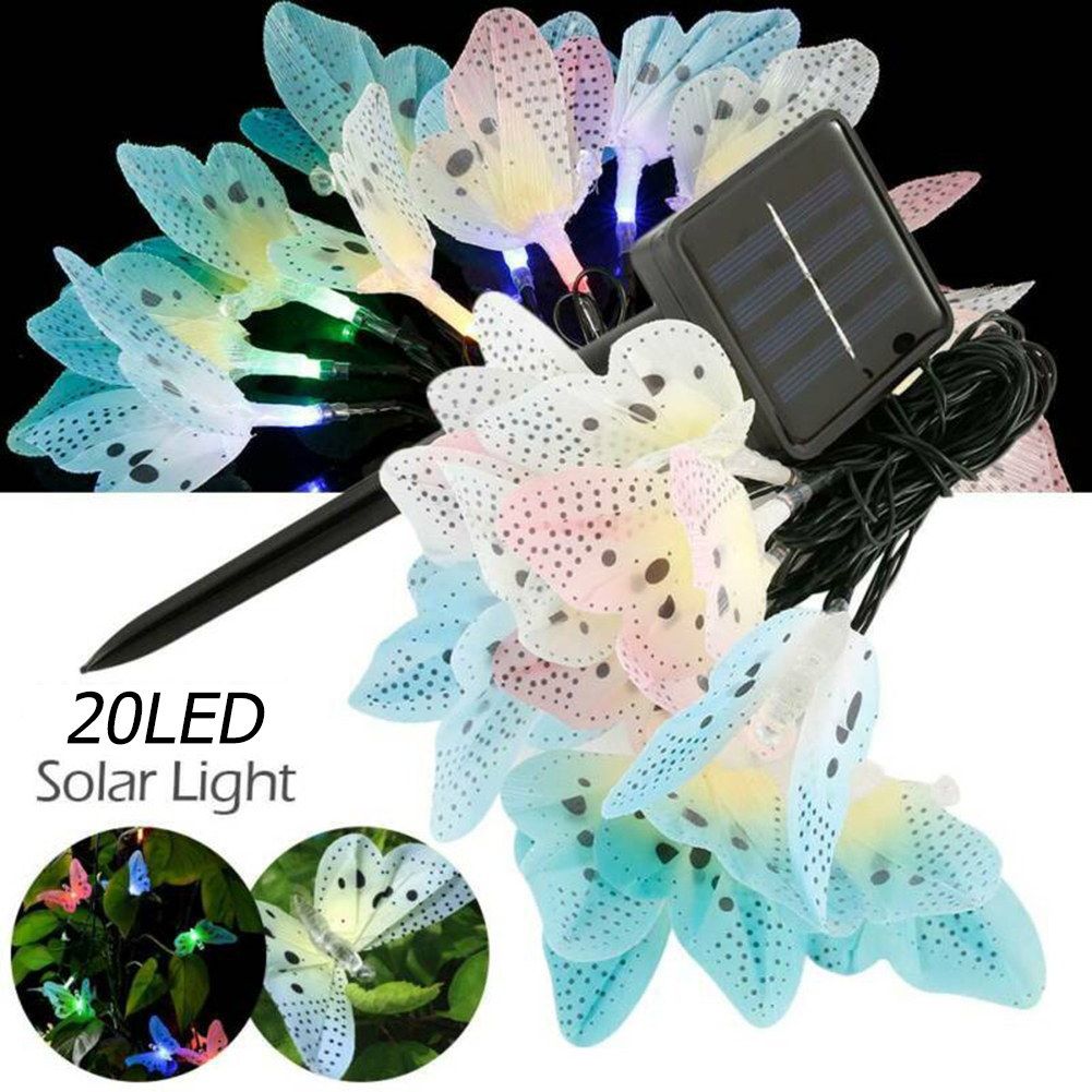 

Butterfly Waterproof Fiber Optic-Solar Lawn Light, 20led5m, 501 Original