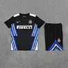 2025/2026 Inter Milan Pre-Match Training Black Shirt+Shorts 1:1 Thai Quality