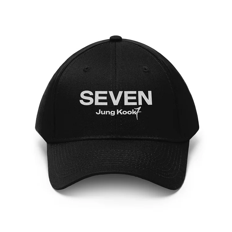 BTS Jungkook Solo Single SEVEN Logo Cap