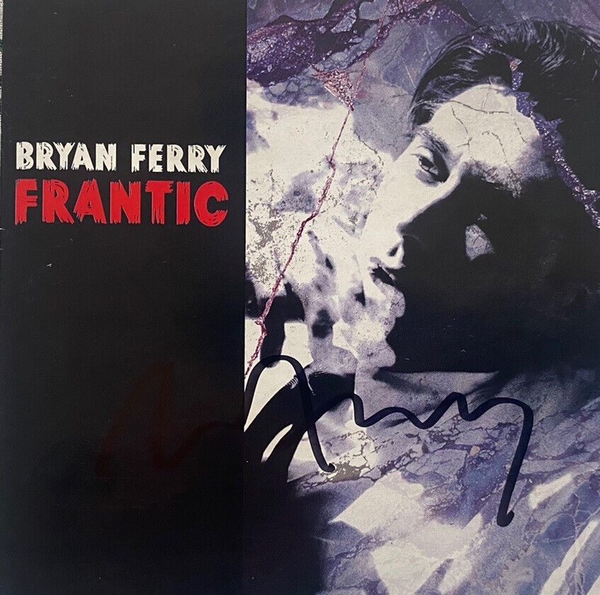 Bryan Ferry - Frantic Signed Autographed Cd, Roxy Music