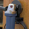 Metal Angle Grinder Holder with Cord Hanger Wall Mount Angle Grinder Tool Stand