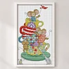 Mouse-14CT Stamped Cross Stitch 20*32cm/7.87*12.6in
