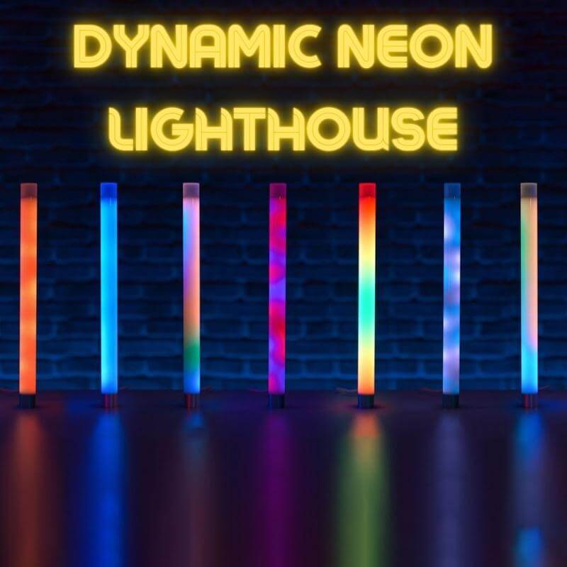 Dynamic Smart Neon Lighthouse