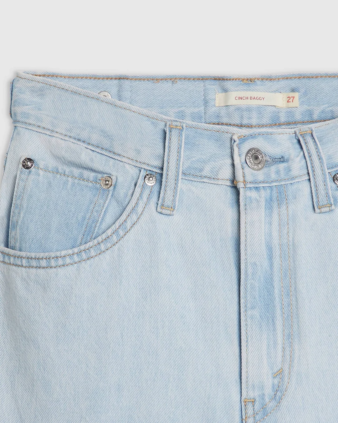 Levi Adjustable Womens Cinch Baggy Jeans (Buy 2 Free Shipping)