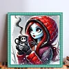 Halloween Girl-11CT Stamped Cross Stitch 40*40cm/15.75*15.75in