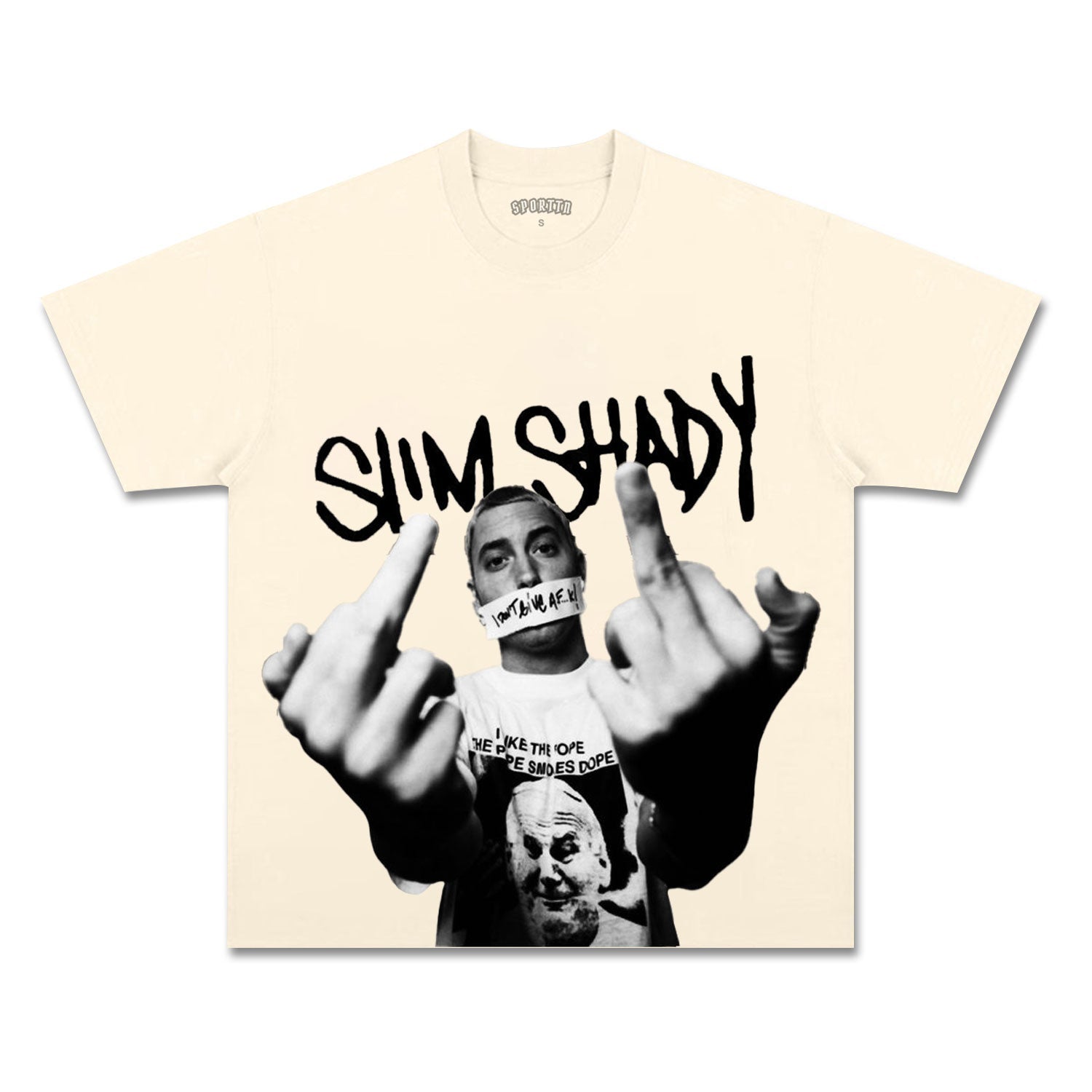EMINEM SLIM SHADY - STYLE UNINHIBITED DECLARATION TEE