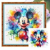 Mickey Splash - 18CT Stamped Cross Stitch 25*25cm tapestrymarket