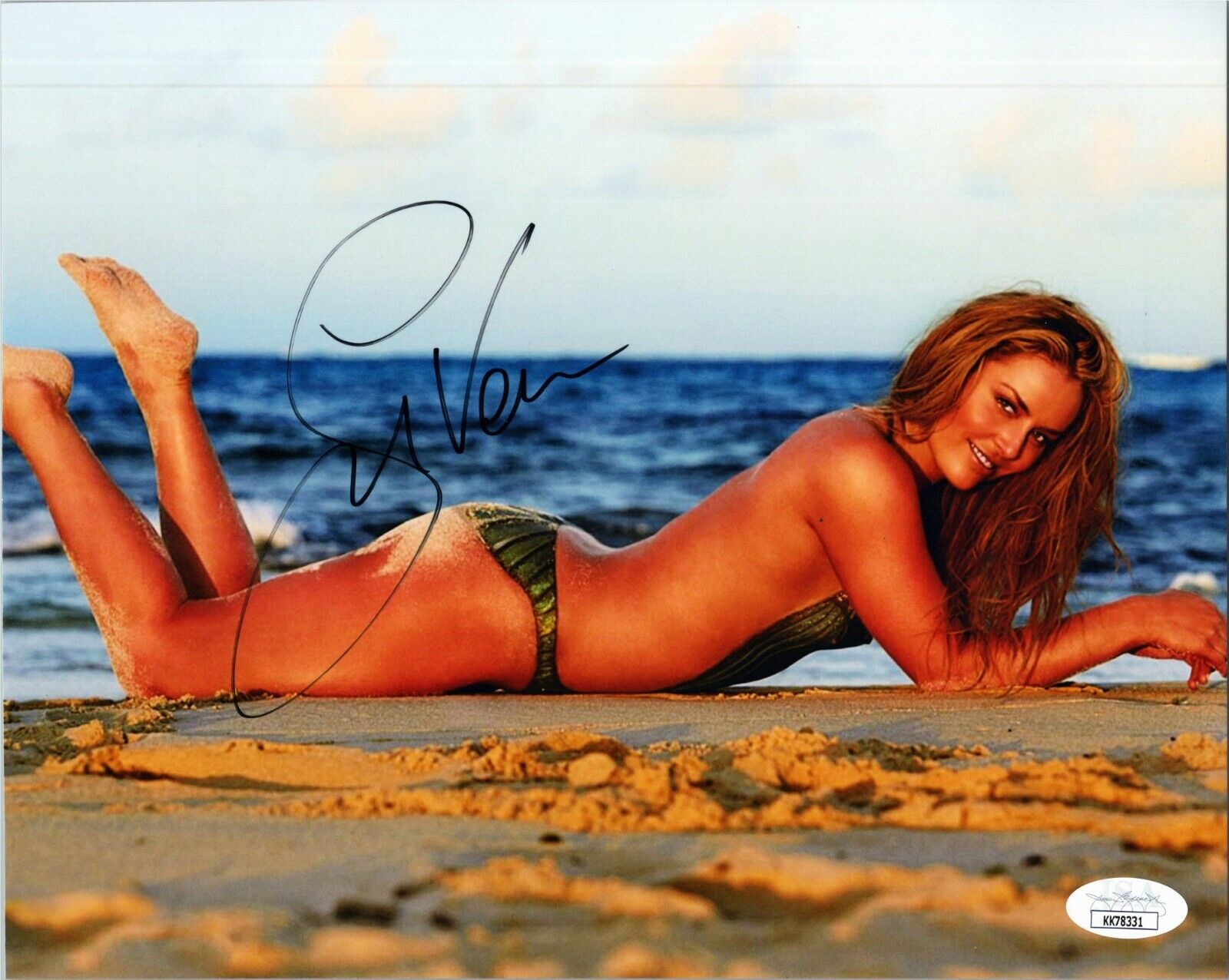 LINDSEY VONN Authentic Hand-Signed SEXY Sports Illustrated