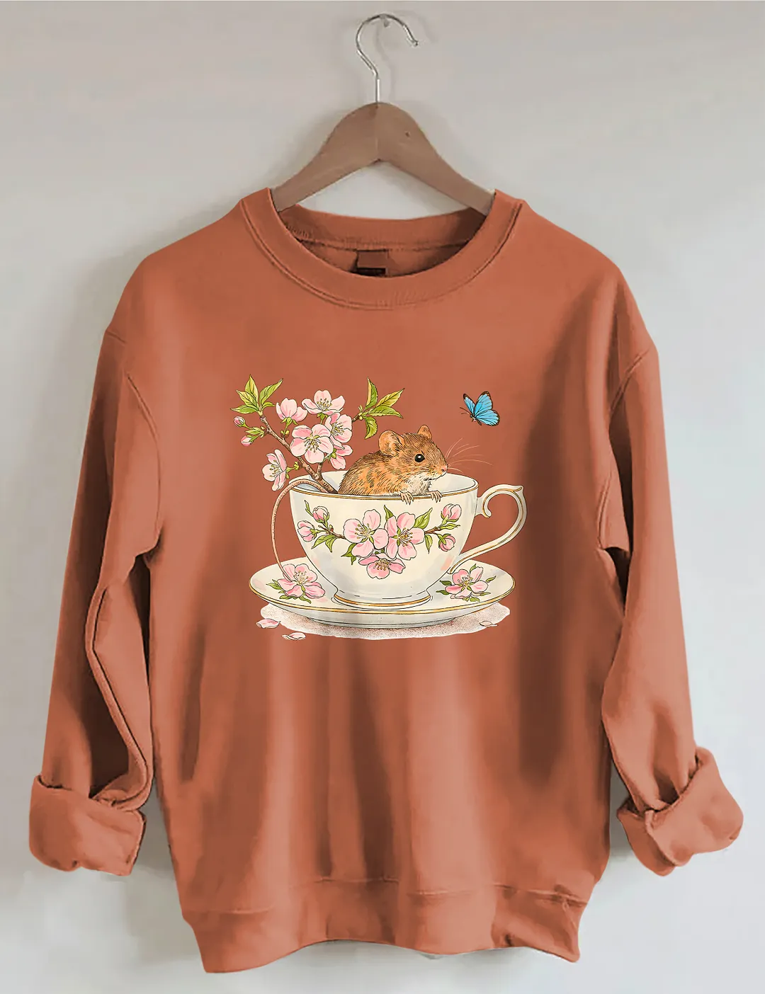 Cottagecore Mouse Sweatshirt