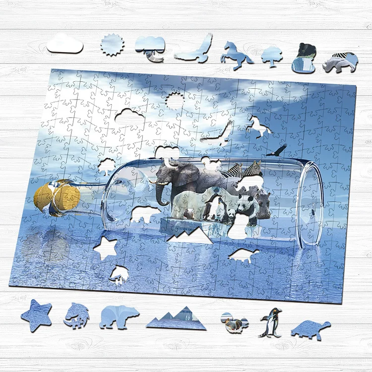 Ericpuzzle™ Ericpuzzle™Global Warming Wooden Puzzle