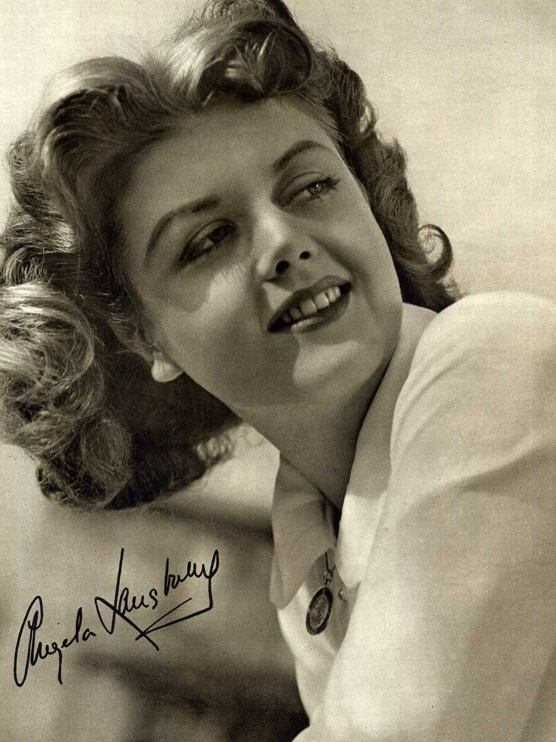 ANGELA LANSBURY Signed Photo Poster paintinggraph - Beautiful Film Star Actress - preprint