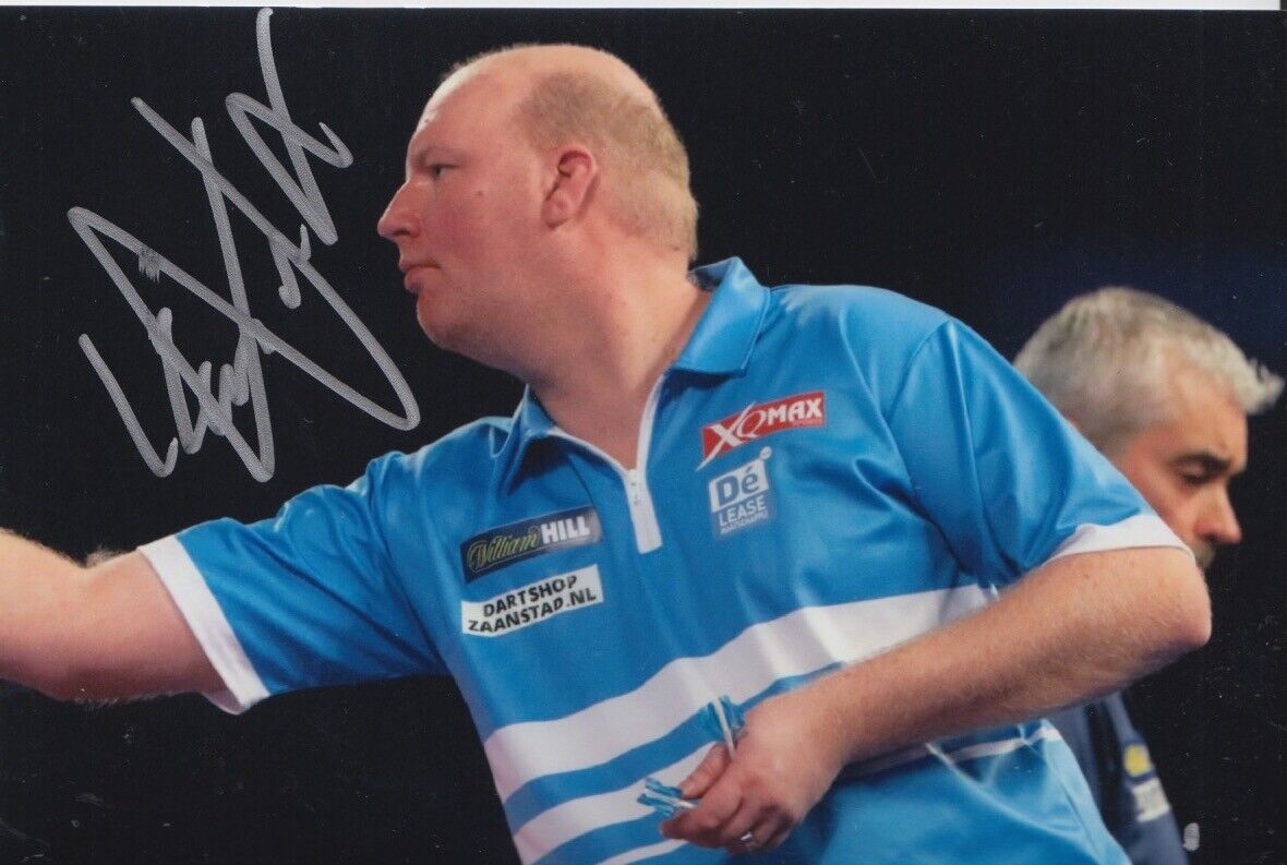 VINCENT VAN DER VOORT HAND SIGNED 6X4 Photo Poster painting - DARTS AUTOGRAPH 1.