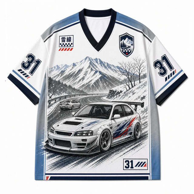 Techwear JDM Racing 031 SINGLE V1 Short Sleeve Jersey