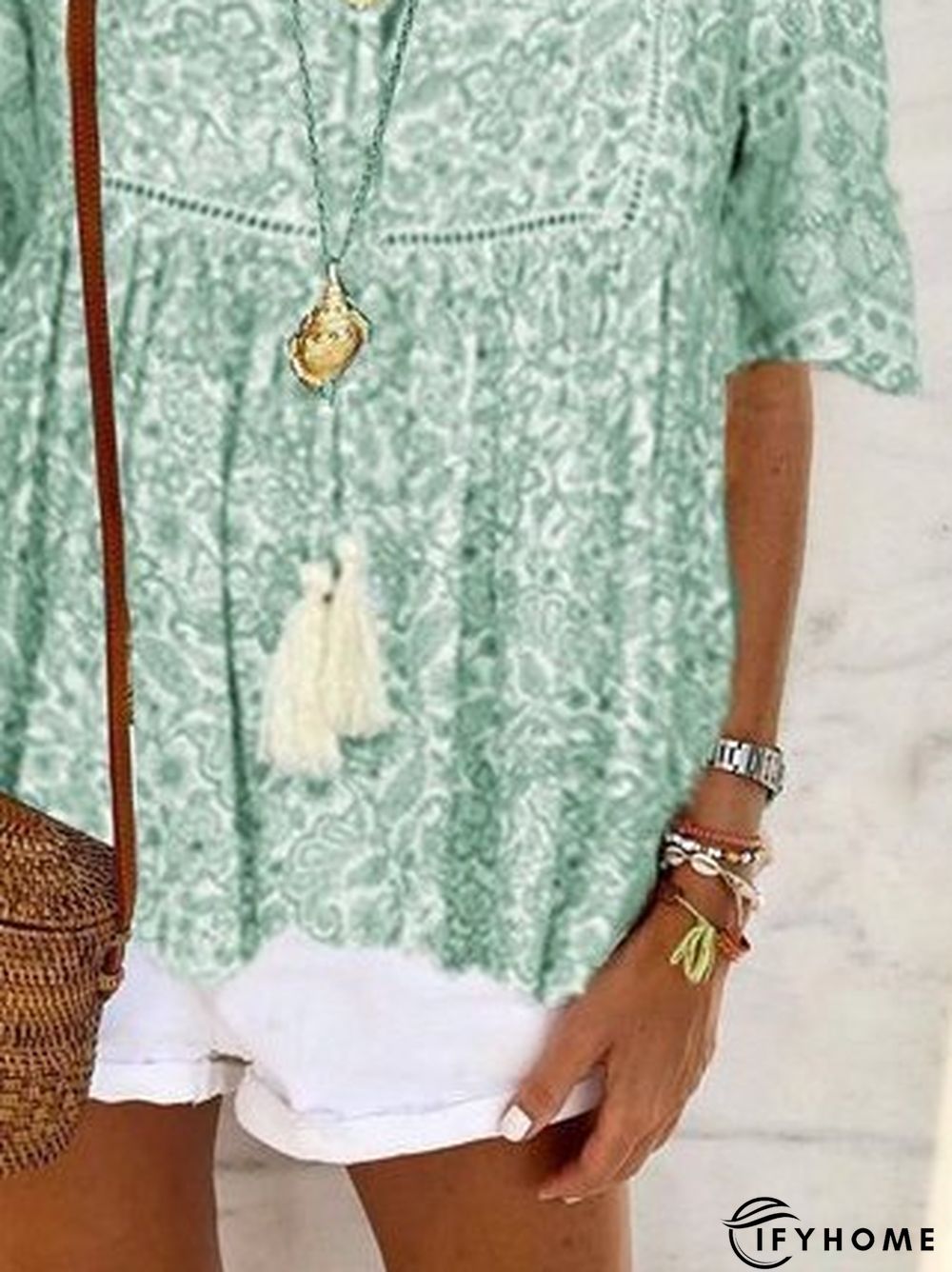 Casual Half Sleeve Tops | IFYHOME