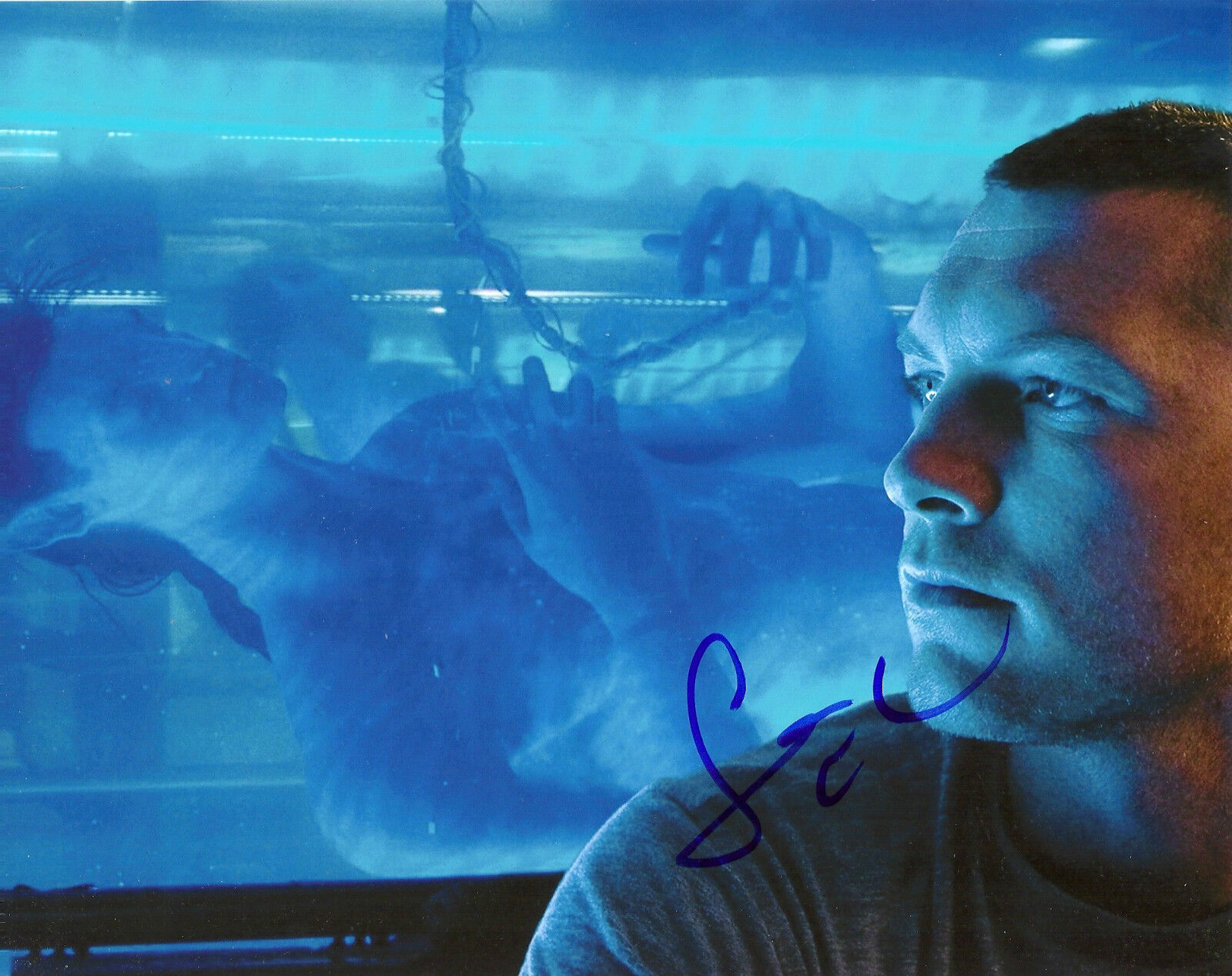 SAM WORTHINGTON AVATAR TERMINATOR SALVATION SIGNED 8X10 PICTURE *PROOF 10