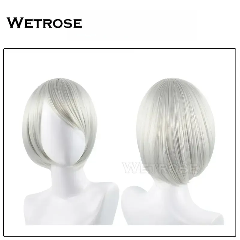 [Wetrose] In Stock Black Wedding Dress Game Outfit Cosplay Costume