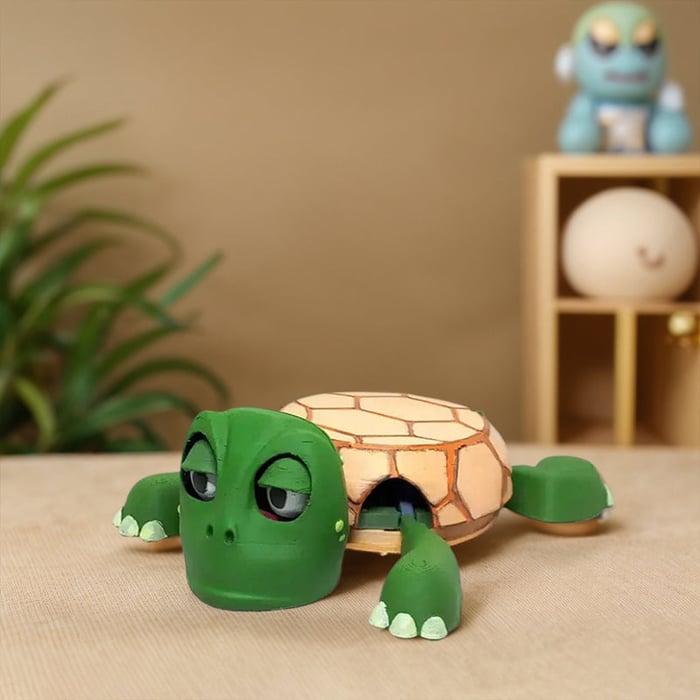 Turtle cup holder (No Supports needed) - tree - Codlins