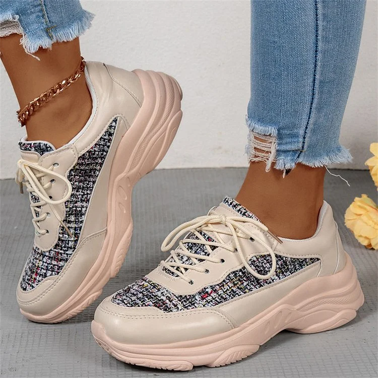 New Thick Bottom Sneakers Mesh Casual Shoes Breathable 1688 Stunahome.com