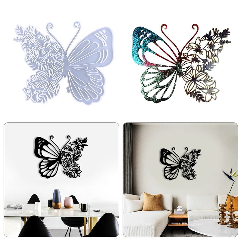 Large Butterfly Living Room Wall Hanging Resin Mold