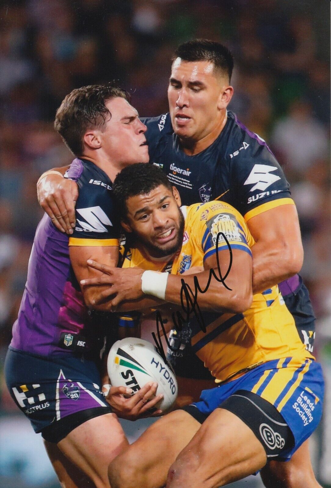 Kallum Watkins Hand Signed 12x8 Photo Poster painting - Leeds Rhinos Autograph 1.