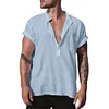 Gioiacombo™ Camicia con colletto rialzato e maniche arrotolate