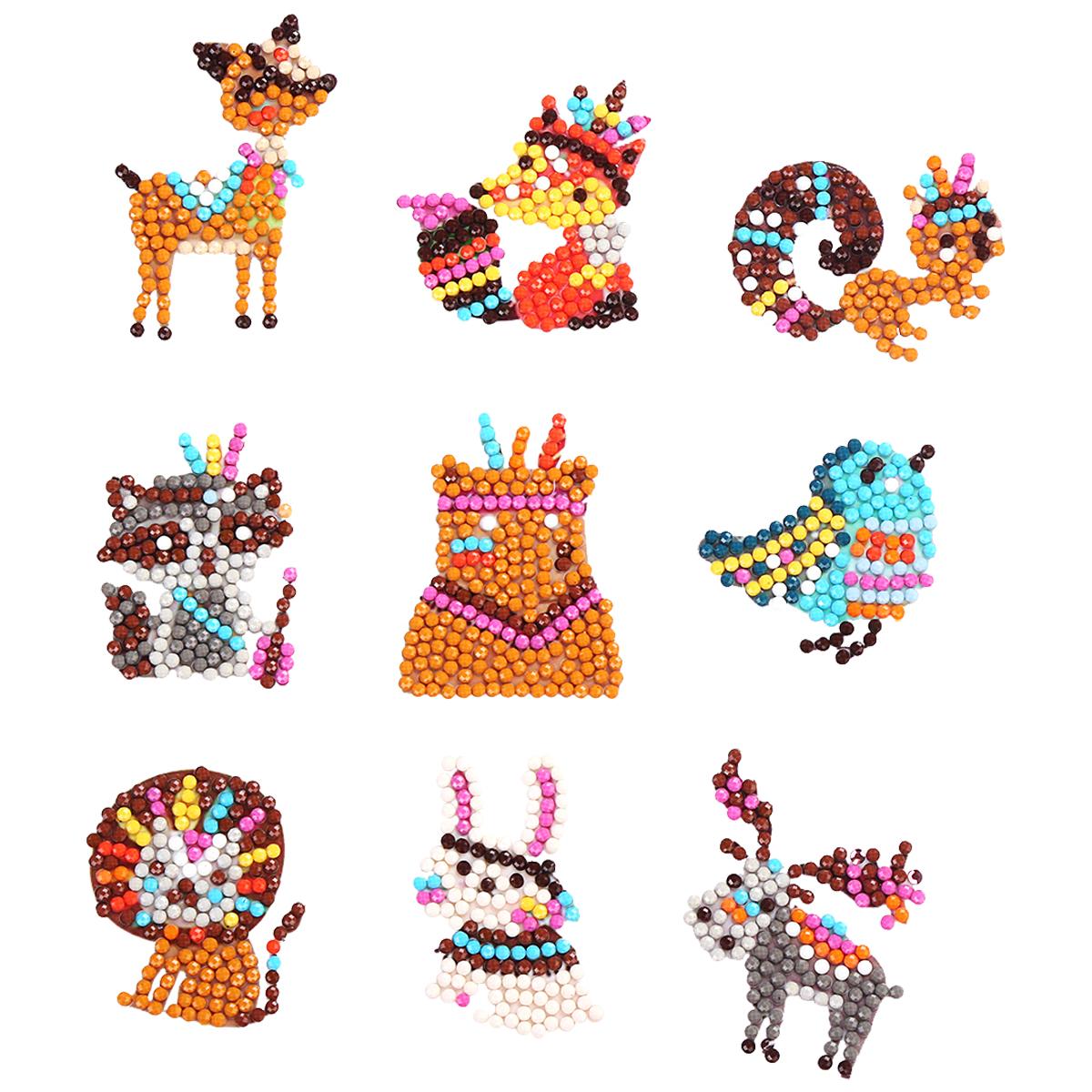 

Cute Animals-DIY Creative Diamond Sticker, 501 Original