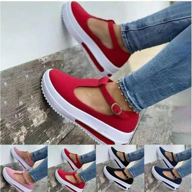 Breakj Breakj 2025 Summer New Fashion Round Head Shakes The Bottom Of The Women's Sports Wind-Thick-Soled Sandals