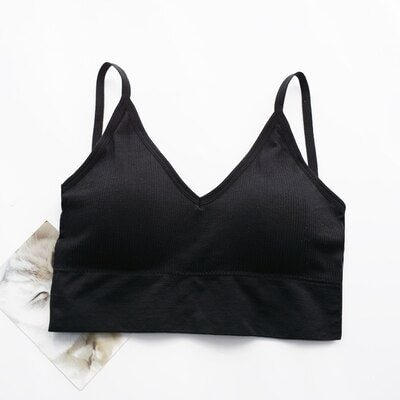 6 Colors Tank Crops Top for Women Underwear Soft Camisole Crop Tops Female Lingerie Camisole Fashion Tube Basic Wear Tanks
