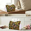 Diamond Painting Sunflower Butterfly PU Leather Tissue Box for Napkin Holder