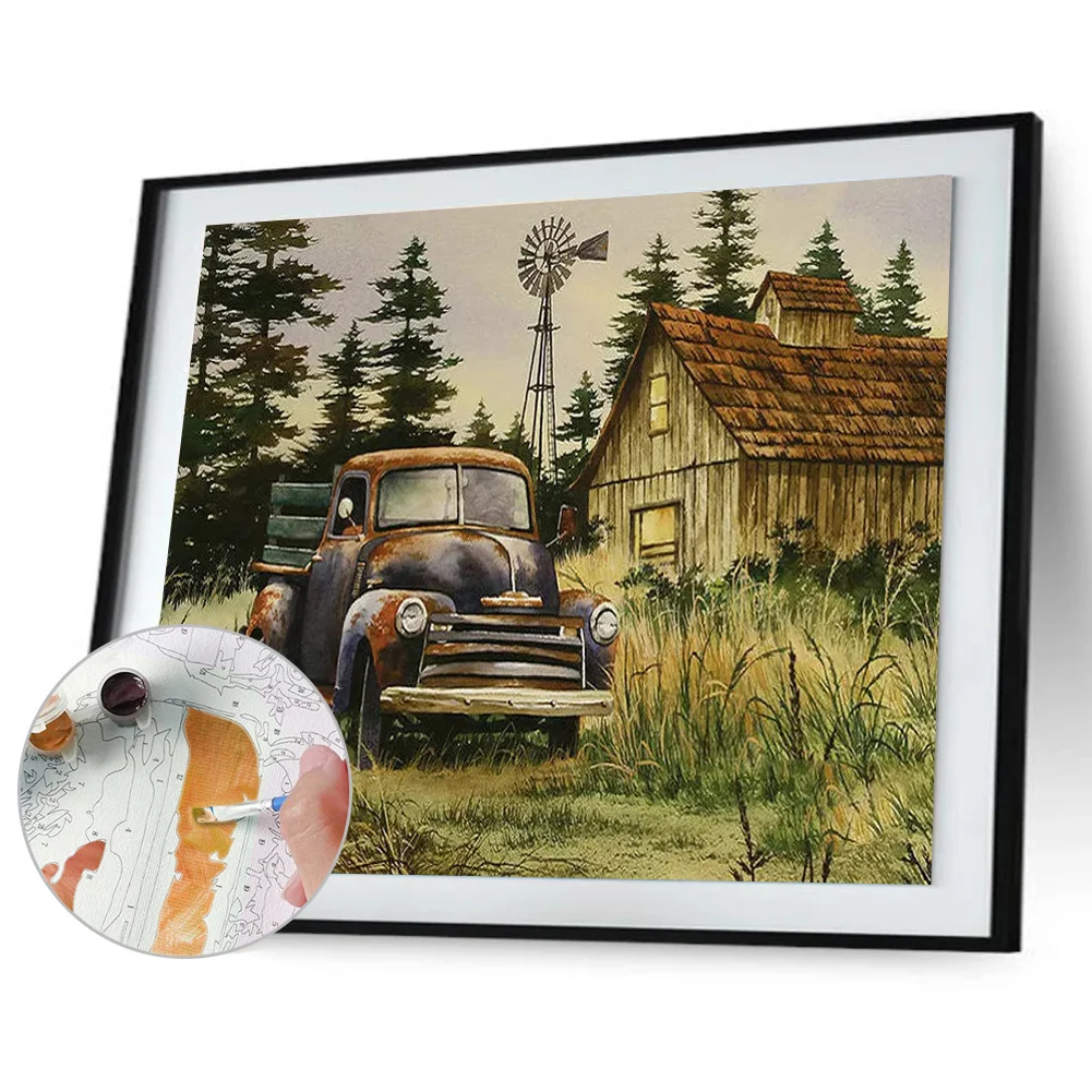 Car - Paint By Number(50*40cm)