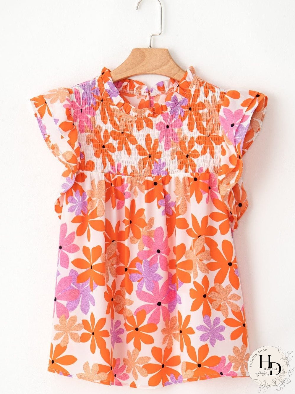 Women's Flowy Floral Top