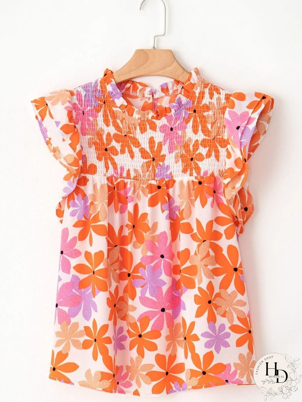 Women's Flowy Floral Top