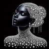 Pearl Lady - Crystal Rhinestone Diamond Painting