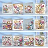 12Pcs Birthday Bear Animal DIY Diamond Painting Greeting Cards for Adults Gifts