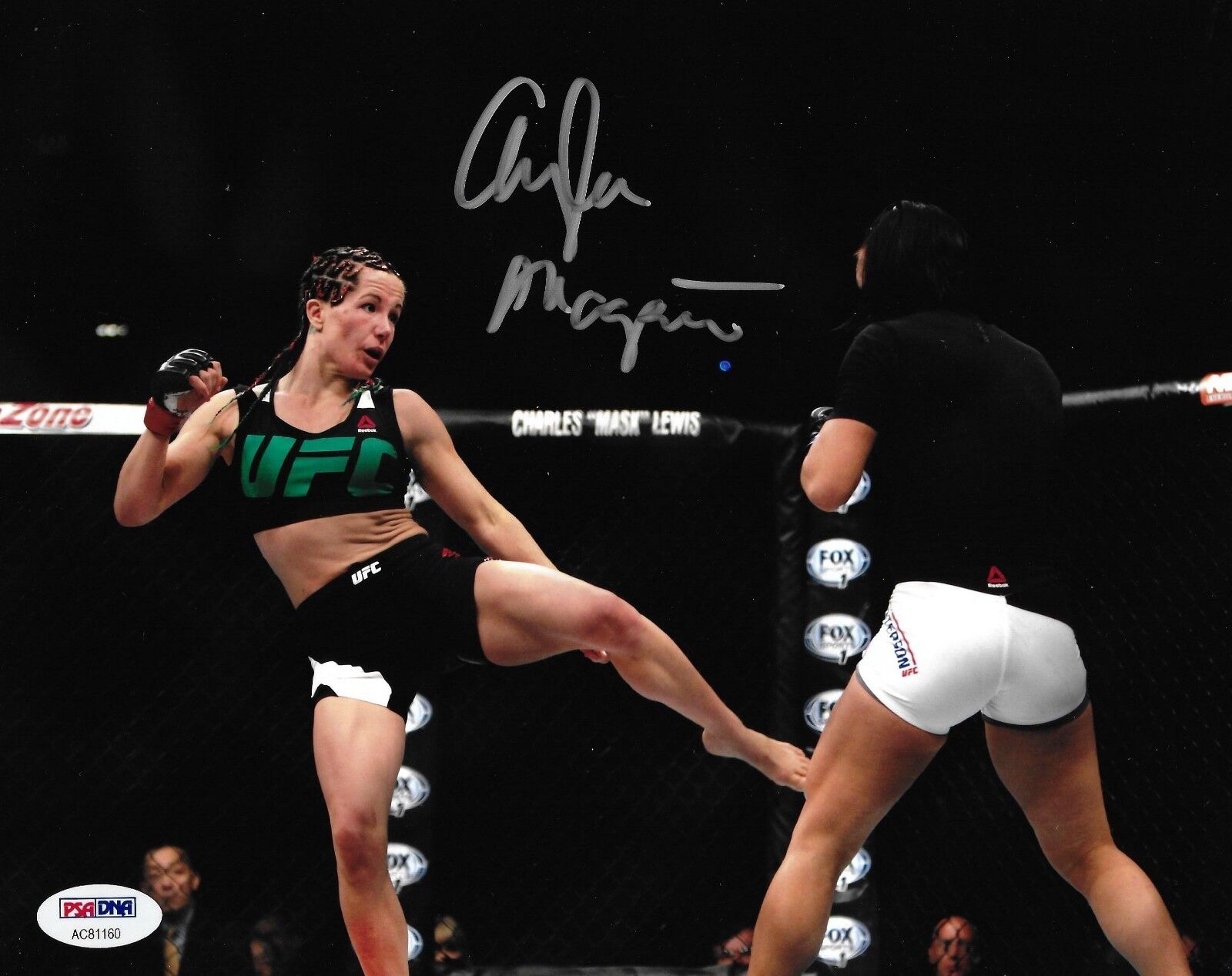 Angela Magana Signed UFC 8x10 Photo Poster painting PSA/DNA COA TUF 21 Fight Picture Autograph 1