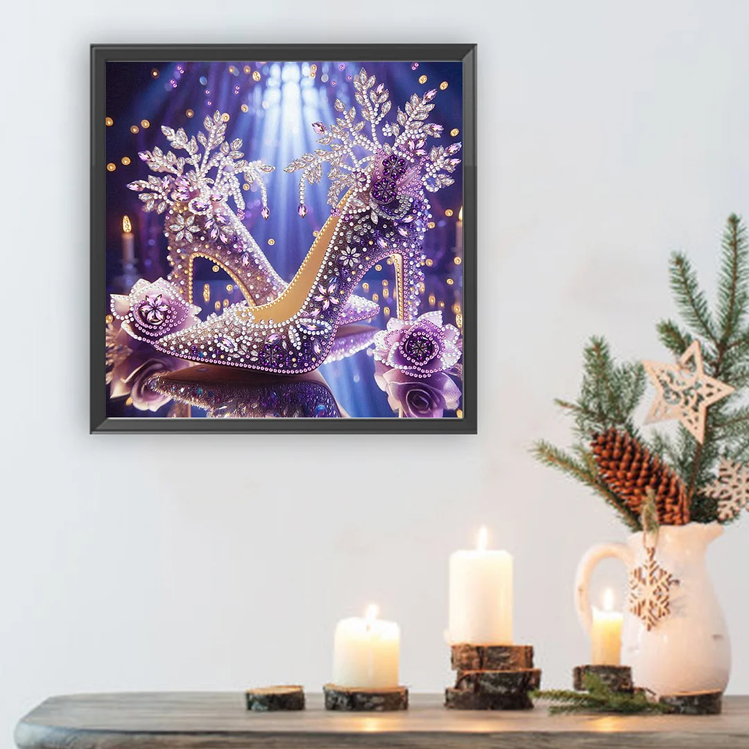 Dream High Heel - Diamond Painting - Partial Special Shaped Drill(Canvas|30*30cm)