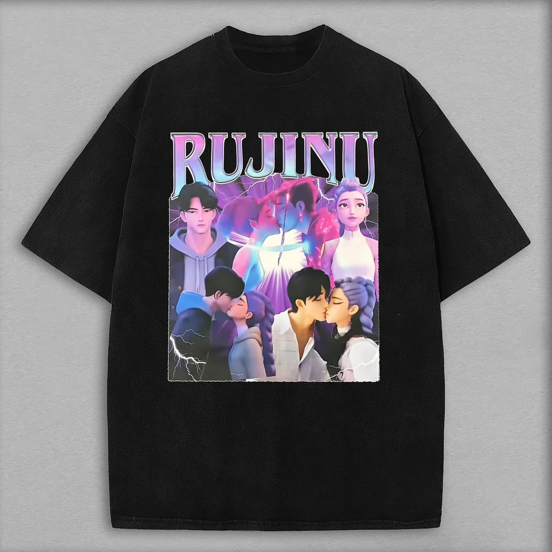 Rujinu Printed Oversized Unisex T-shirts