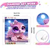 Pink Turtle Special Shaped 5D DIY Partial Drill Diamond Painting Kits for Adults Beginners Home Decor Diamond Dots Paintings Diamond Art Kit 11.81 X11.81inch